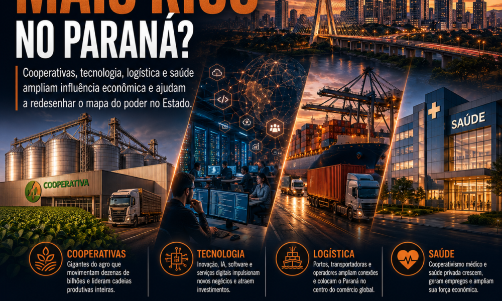 Quem está ficando mais rico no Paraná? Os grupos que ganham força na nova economia